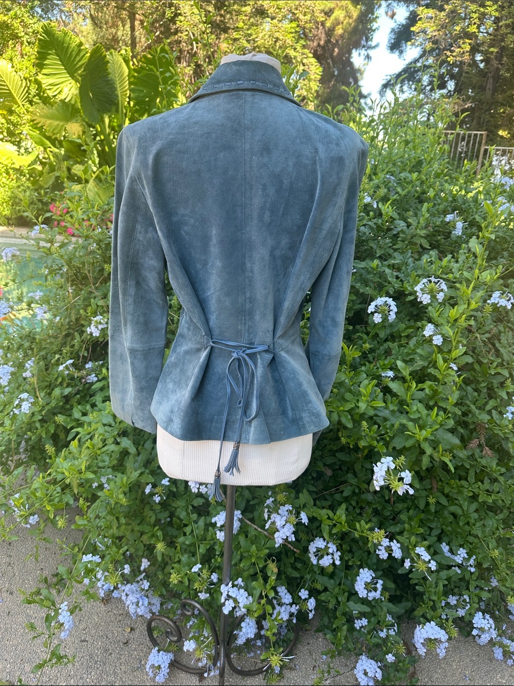 Georgiou Studio Suede Tailored Jacket/Blazer - Picture 7 of 14